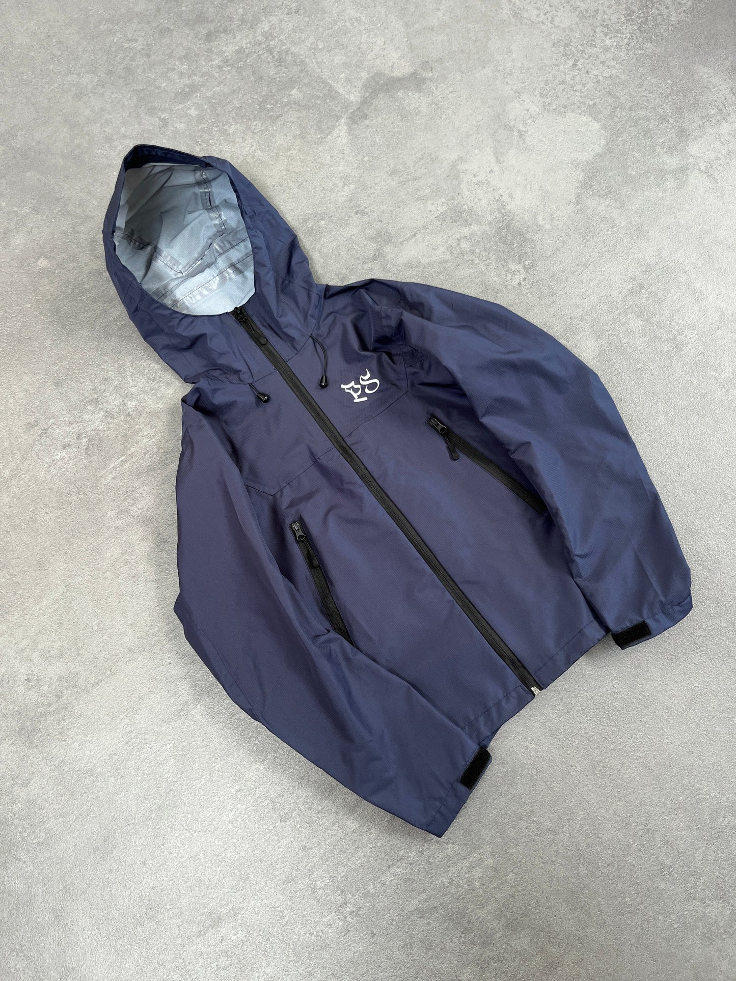 NAVY RIPSTOP RAIN JACKET