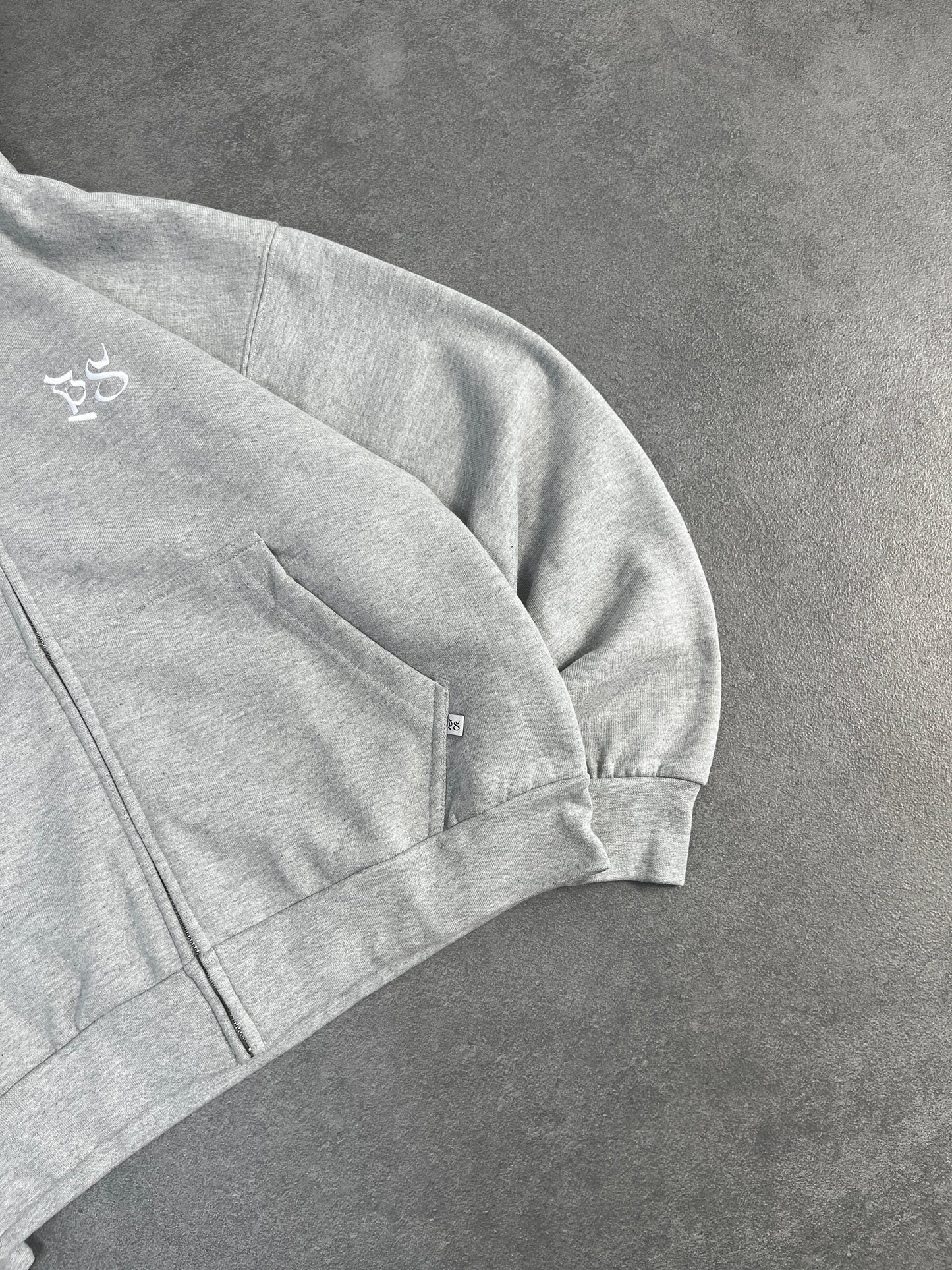 OG GRAY ZIP-HOODIE