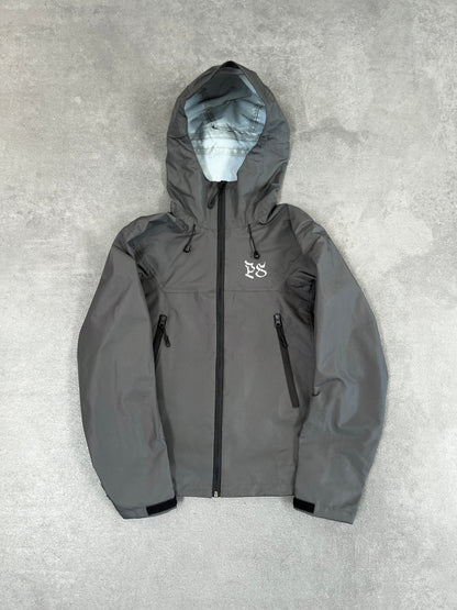 CHARCOAL GRAY RIPSTOP RAIN JACKET