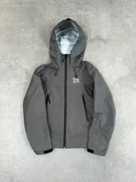CHARCOAL GRAY RIPSTOP RAIN JACKET