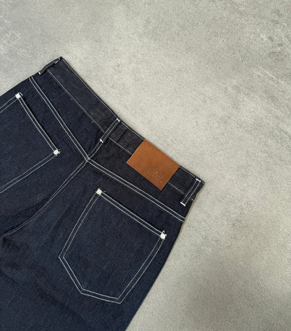 DARK BLUE SELVEDGE SHORTS