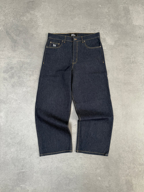 DARK BLUE RAW DENIM PANT