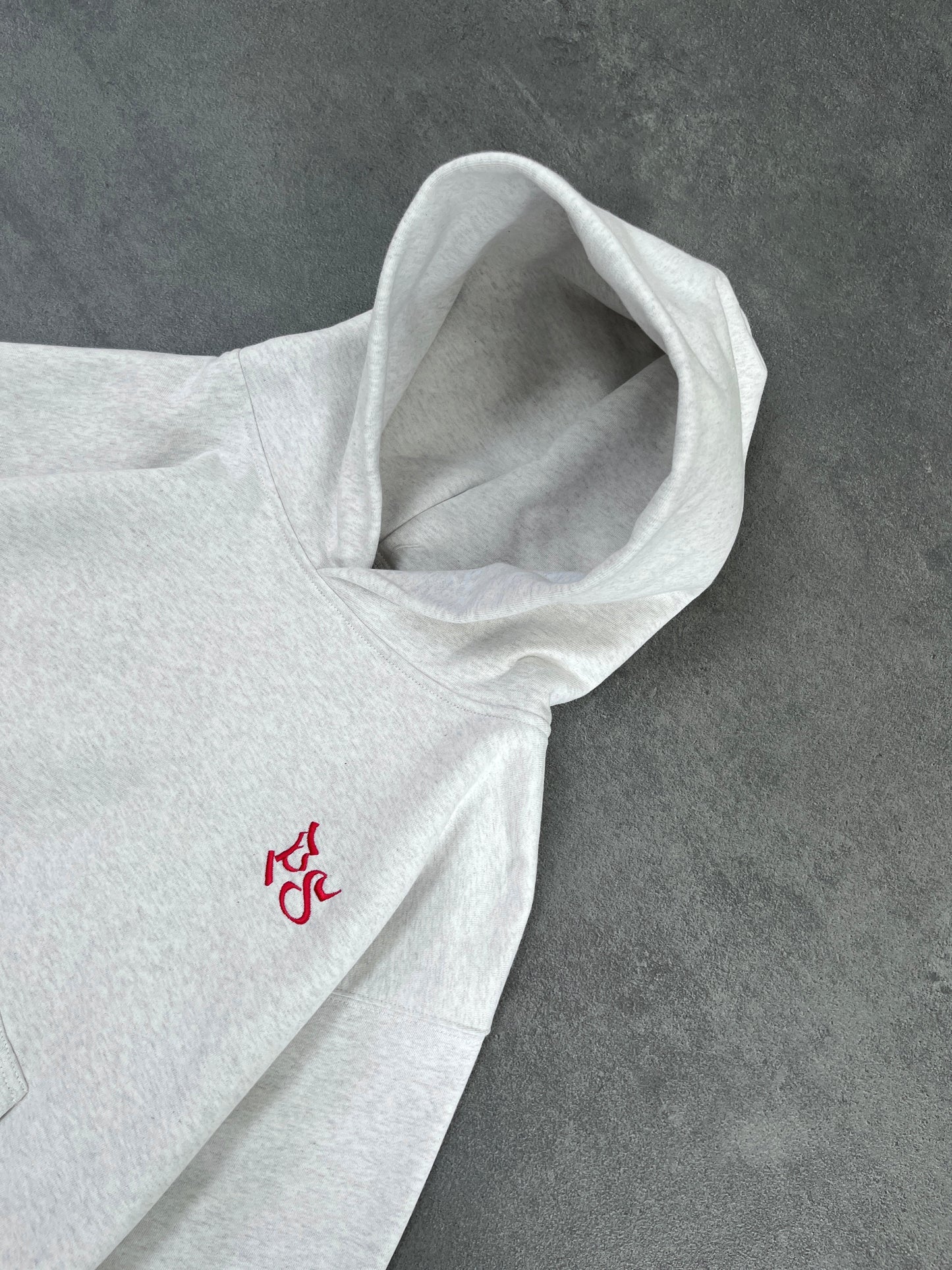 LIGHT GRAY BOXY HOODIE